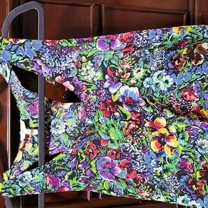 Silk floral joie tank